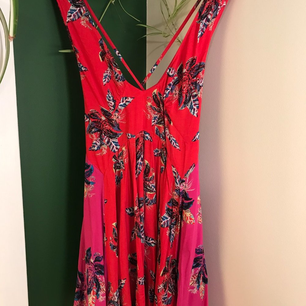 Bohemian Free People Mini Dress